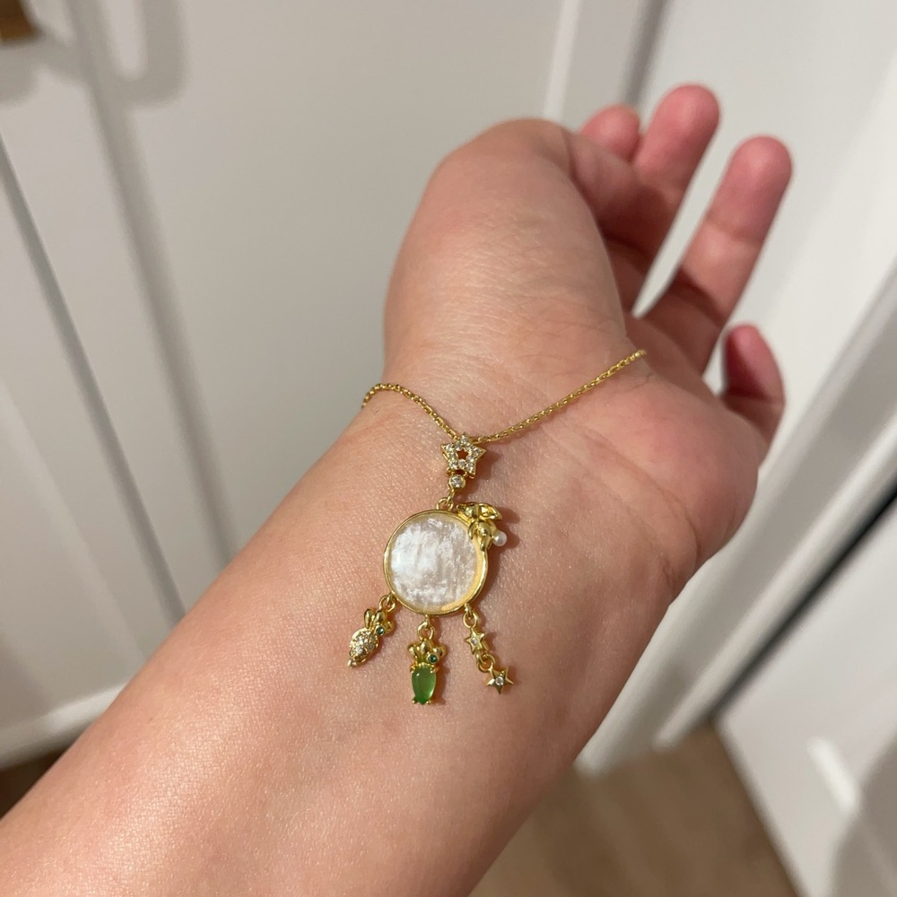 Gold plated Natural Shell Necklace